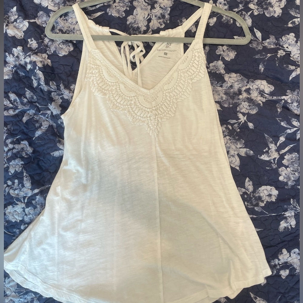 New York & Company Tie Front Camisole